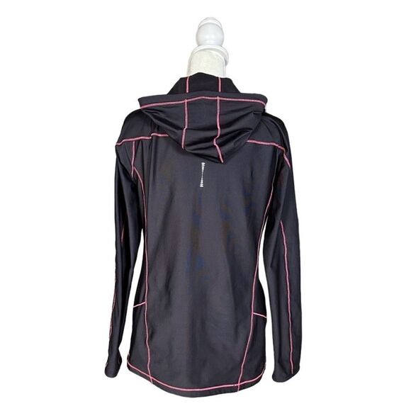 RBX Performance Gray & Pink Activewear Long Sleeve Hoodie Pullover Size Medium - Picture 4 of 12